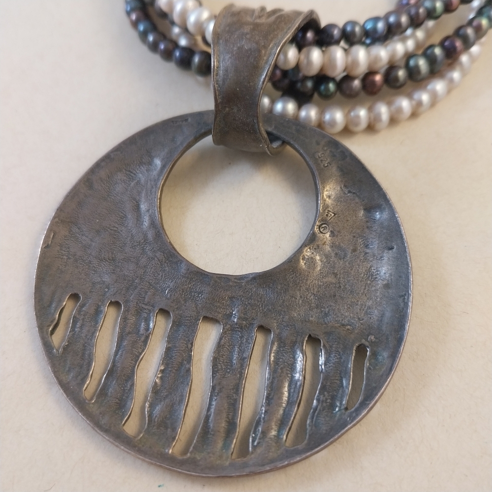 Silpada Sterling Silver Pearl Necklace - Picture 12 of 16